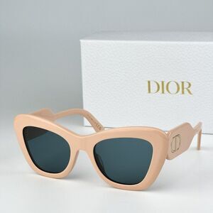 NEW Dior DIORBOBBY B1U 40C0 Powder Pink Green Women Butterfly Sunglasses